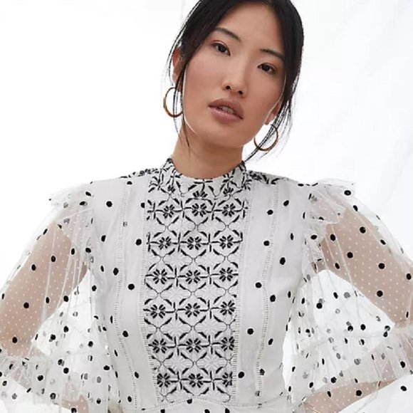 Anthropologie Dresses & Skirts - Anthropologie Maxi Tulle Dress SZ 14 Formal